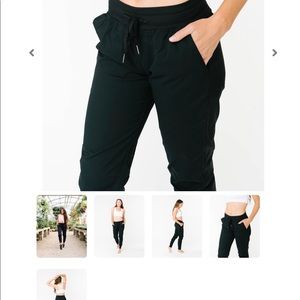 Zyia Black Trail Joggers 31” Size Large Worn Once